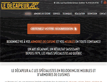 Tablet Screenshot of decapeur.com